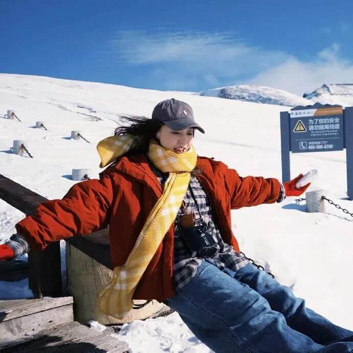 真人女頭 | 請來一份雪花鋪滿街道，想和你過個軟綿綿的冬天​